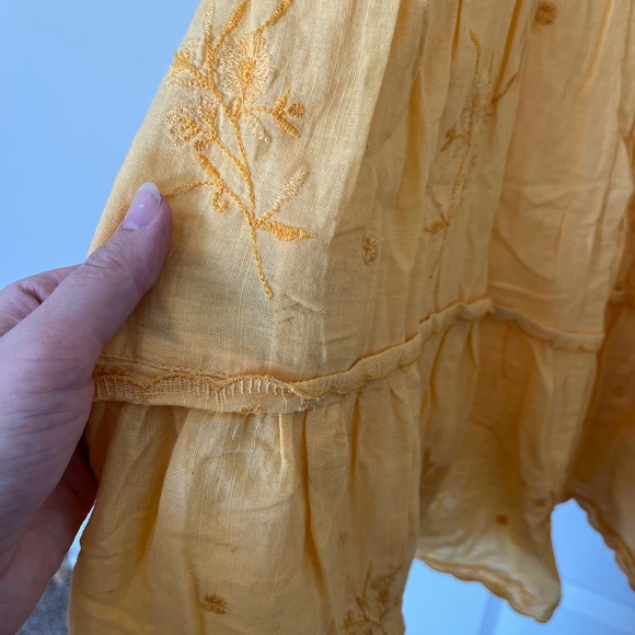 Shanelle Sunny Yellow Hand Embroidered 3 Piece Suit Set